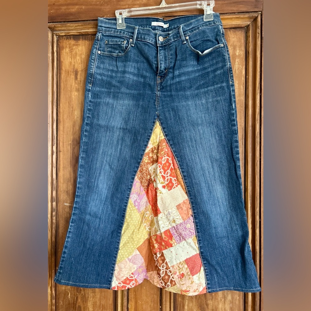 Patchwork Flare Women's Jeans